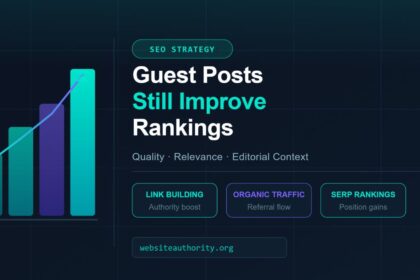 Guest posts still improve rankings
